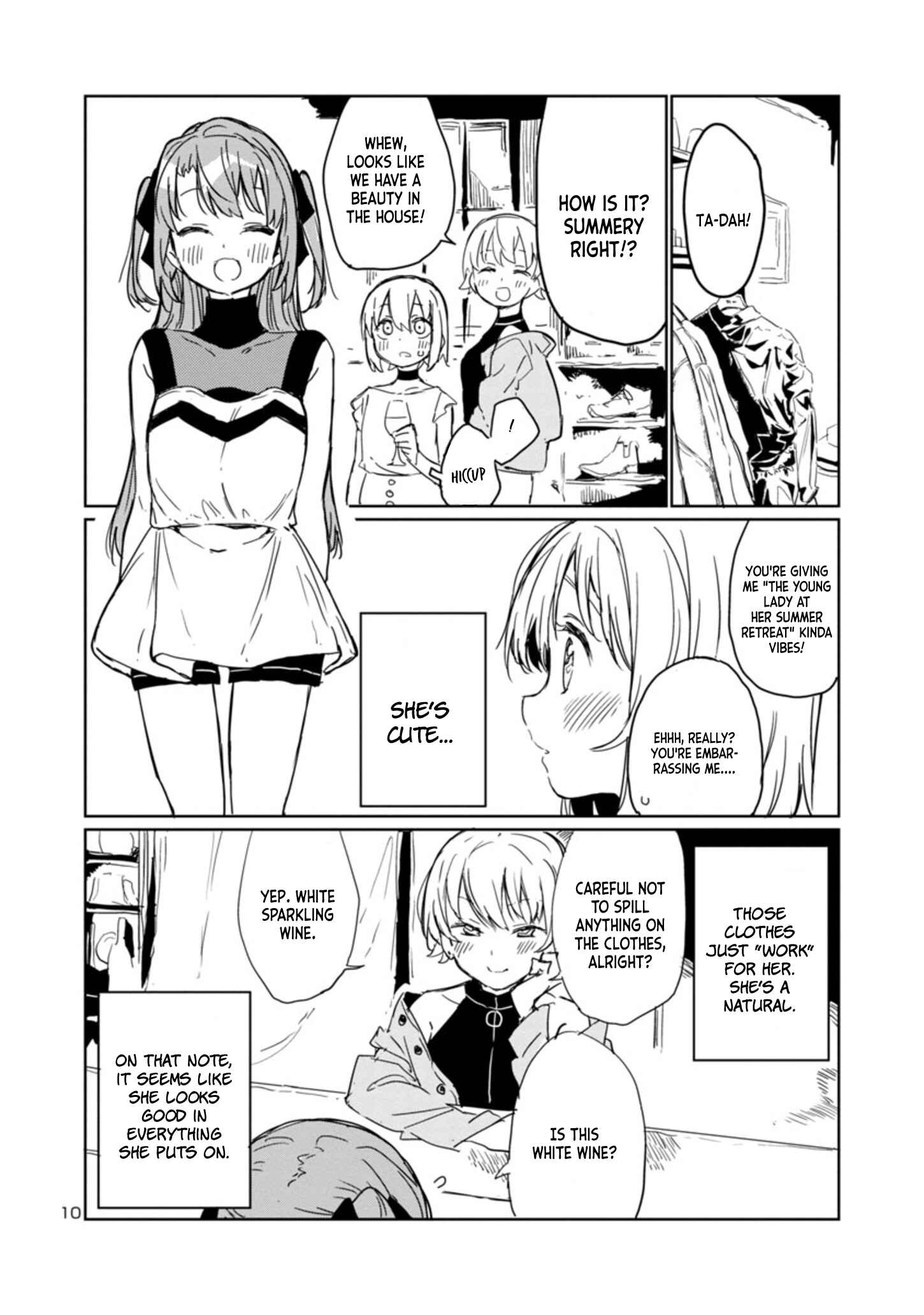 Page 10 Chapter 4 Kamiina Botan, Yoeru Sugata wa Yuri no Hana.