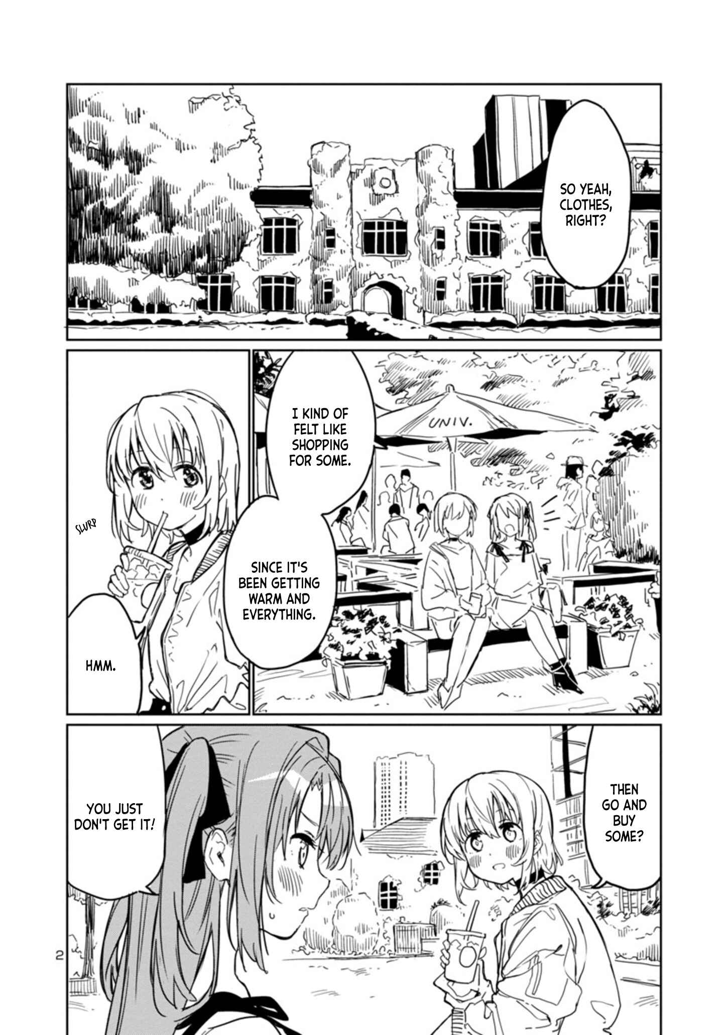 Page 2 Chapter 4 Kamiina Botan, Yoeru Sugata wa Yuri no Hana.