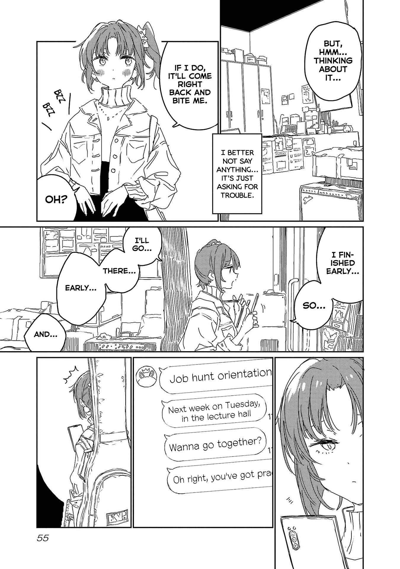 Page 3 Chapter 22 Kamiina Botan, Yoeru Sugata wa Yuri no Hana.
