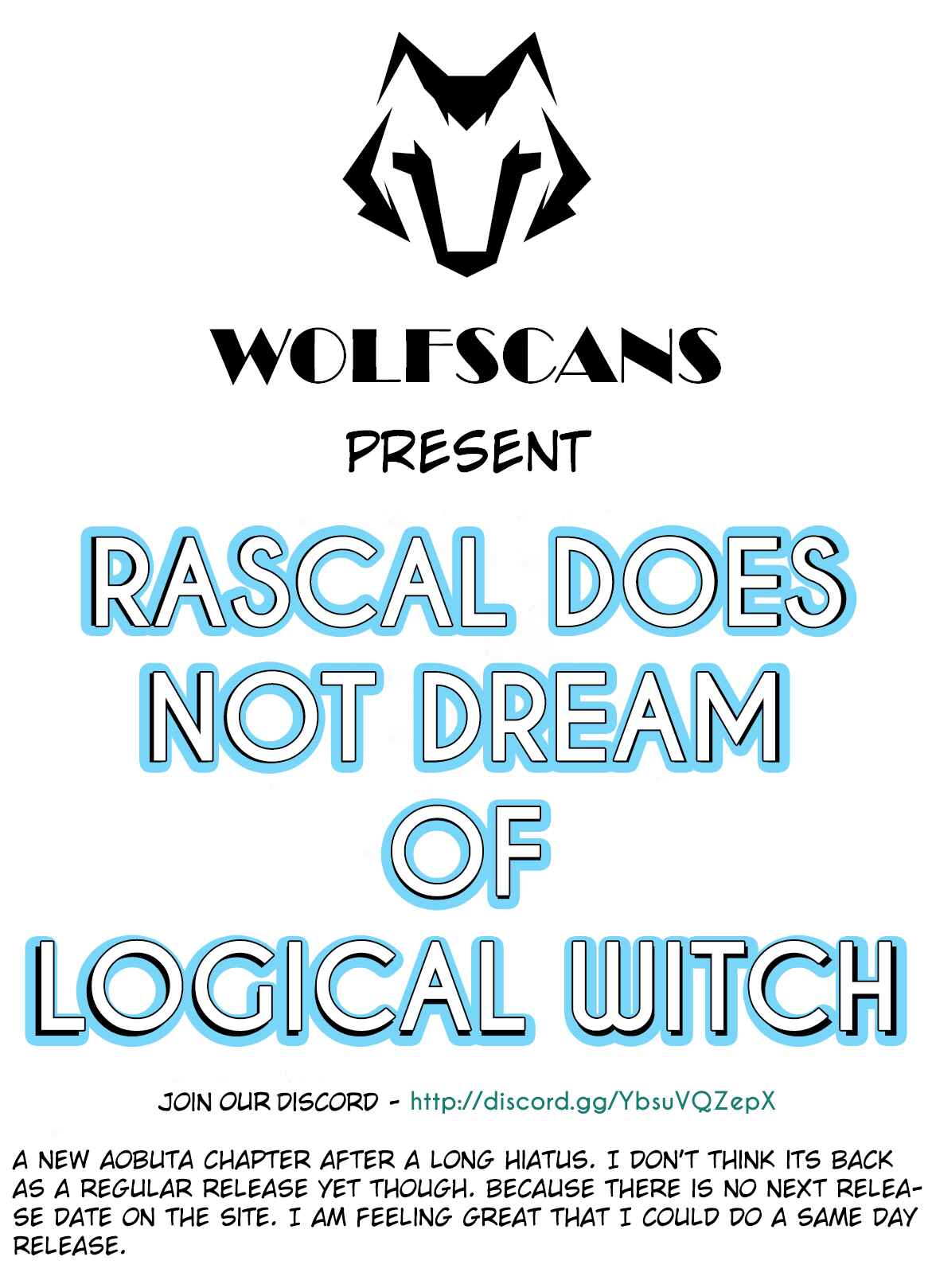 Page 22 Chapter 8.2 Rascal Does Not Dream of Logical Witch