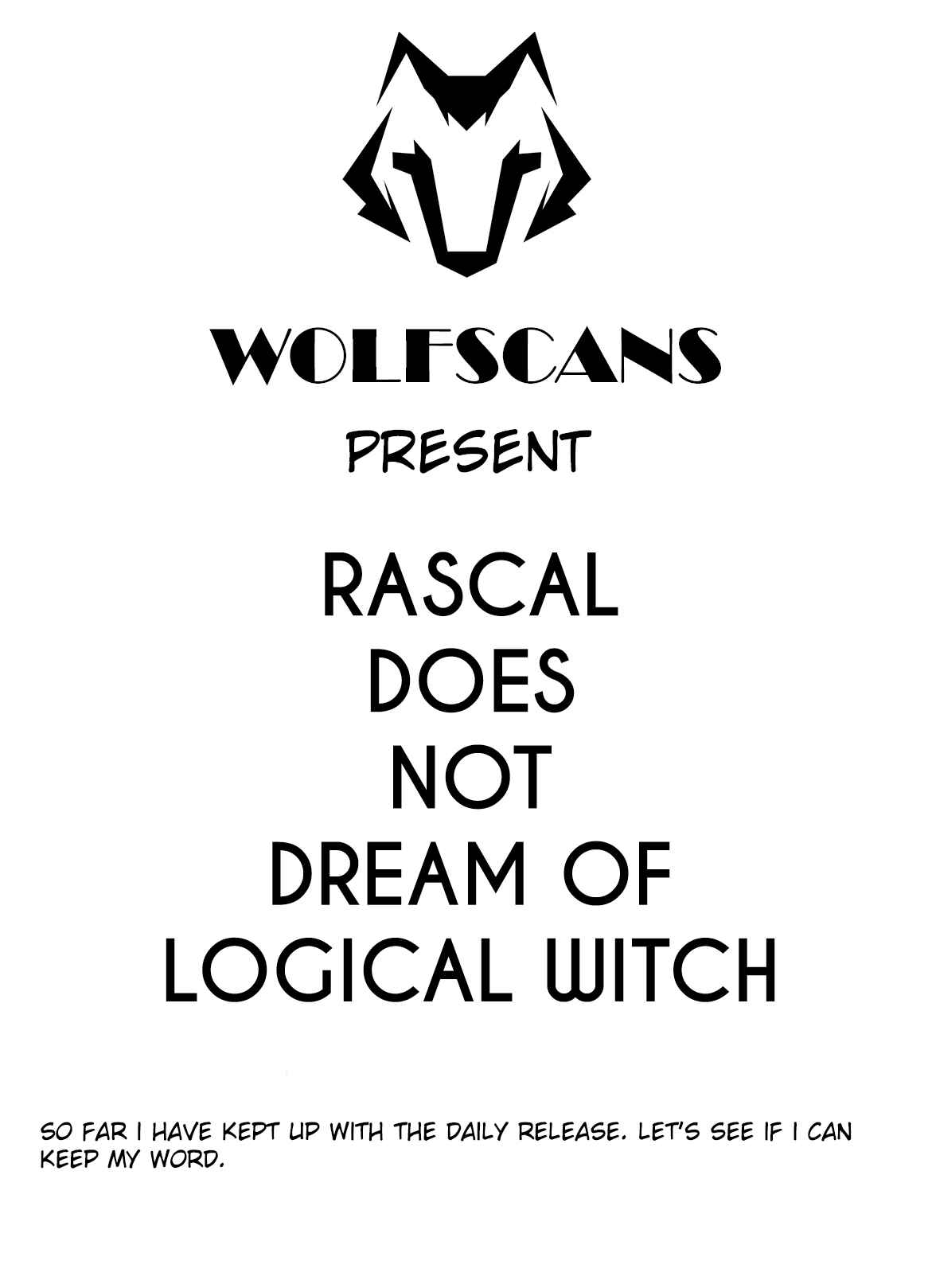 Page 14 Chapter 1.2 Rascal Does Not Dream of Logical Witch