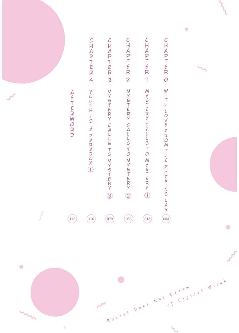 Page 4 Chapter 0.1 Rascal Does Not Dream of Logical Witch