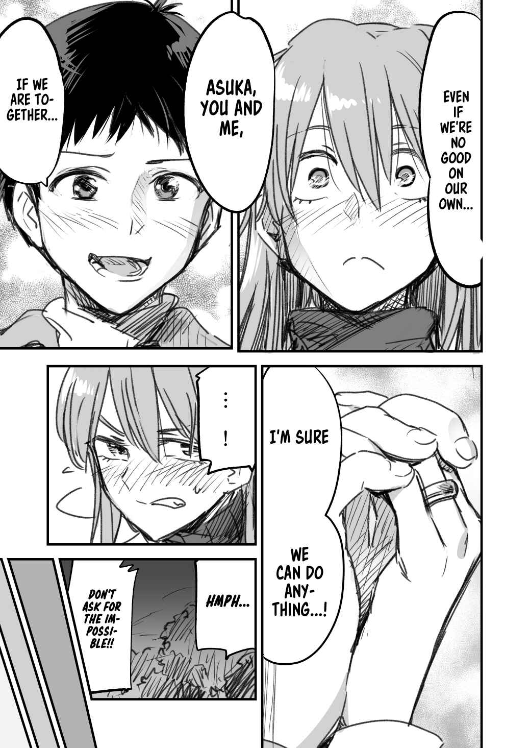 Page 4 Chapter Unknown_a50b Neon Genesis Evangelion - A lovey-dovey fanfic about Evangelions Asuka and a slightly grown-up Shinji-kun (Doujinshi)