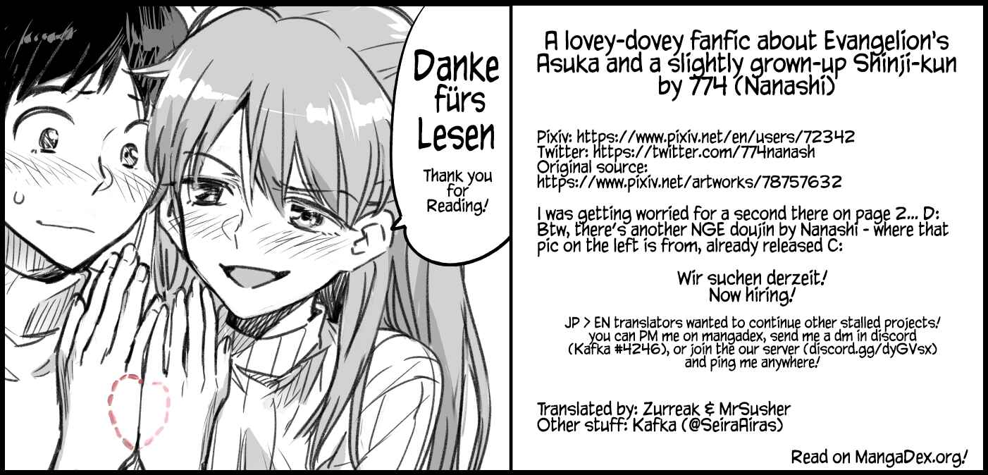 Page 7 Chapter Unknown_a50b Neon Genesis Evangelion - A lovey-dovey fanfic about Evangelions Asuka and a slightly grown-up Shinji-kun (Doujinshi)