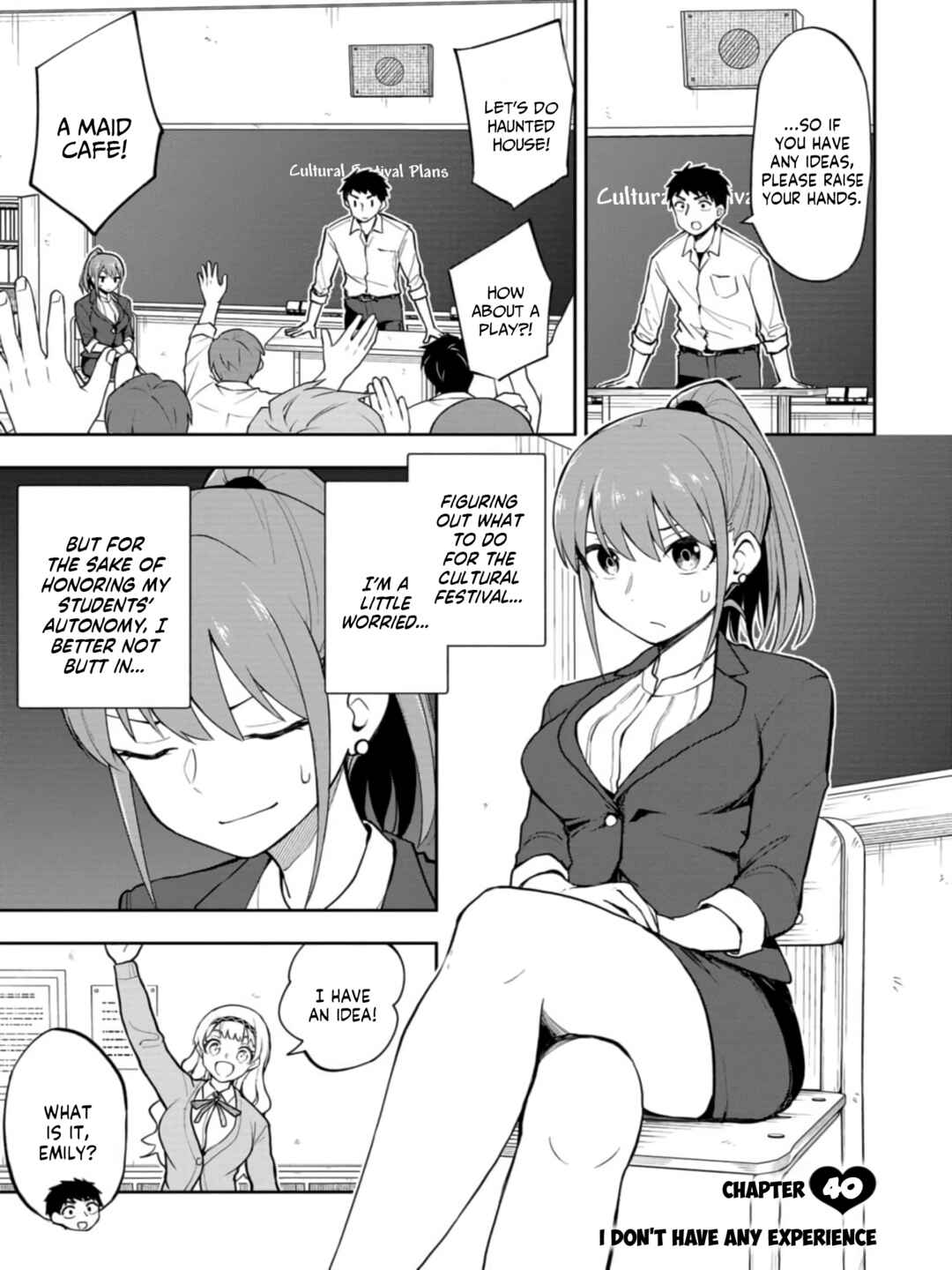 Page 1 Chapter 40 Mousou Sensei