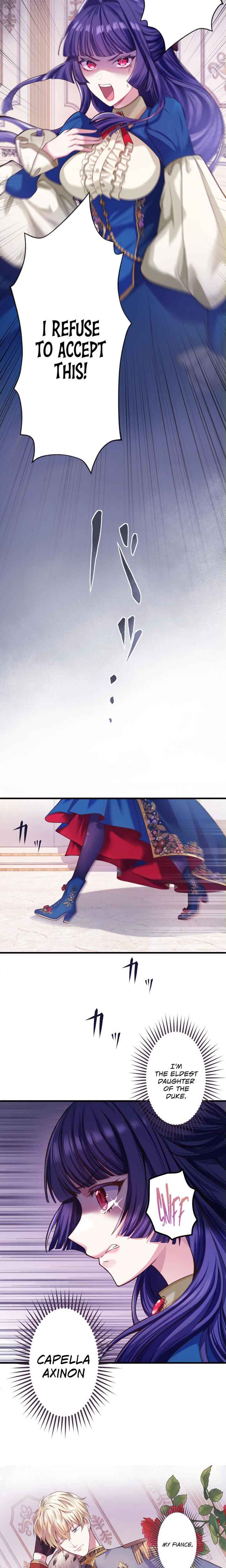 Page 4 Chapter 1 Akuyaku Reijou wa Shinigami Papa ni Fukushuu ga Shitai no ni!