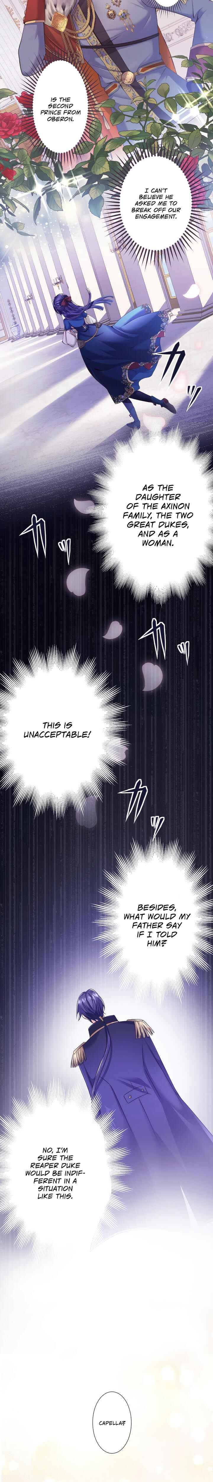 Page 5 Chapter 1 Akuyaku Reijou wa Shinigami Papa ni Fukushuu ga Shitai no ni!