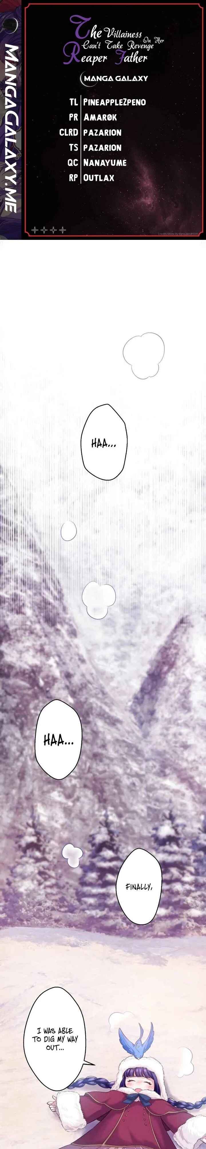 Page 1 Chapter 14 Akuyaku Reijou wa Shinigami Papa ni Fukushuu ga Shitai no ni!