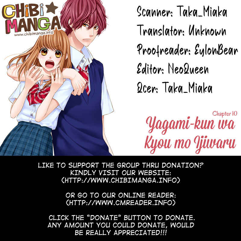 Page 1 Chapter 10 Yagami-kun wa, Kyou mo Ijiwaru.