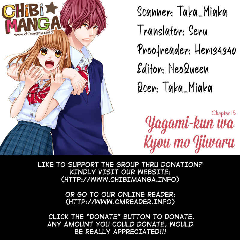 Page 1 Chapter 15 Yagami-kun wa, Kyou mo Ijiwaru.