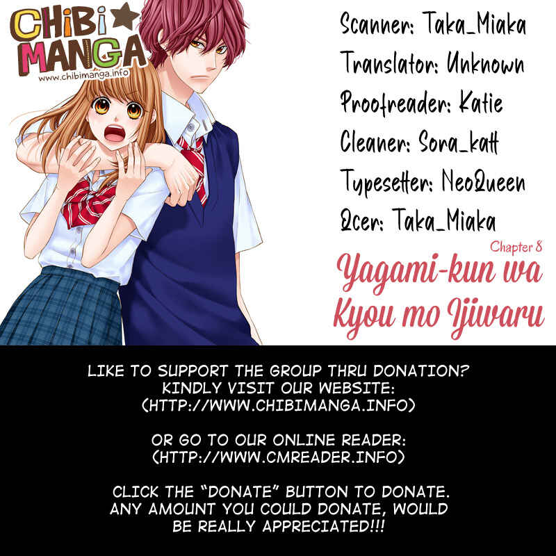 Page 1 Chapter 8 Yagami-kun wa, Kyou mo Ijiwaru.