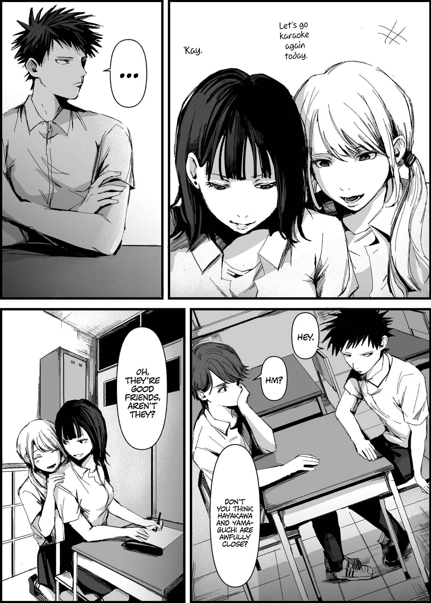 Page 1 Chapter Unknown_124e My Friend Having a Yuri Fantasy of Our Classmates