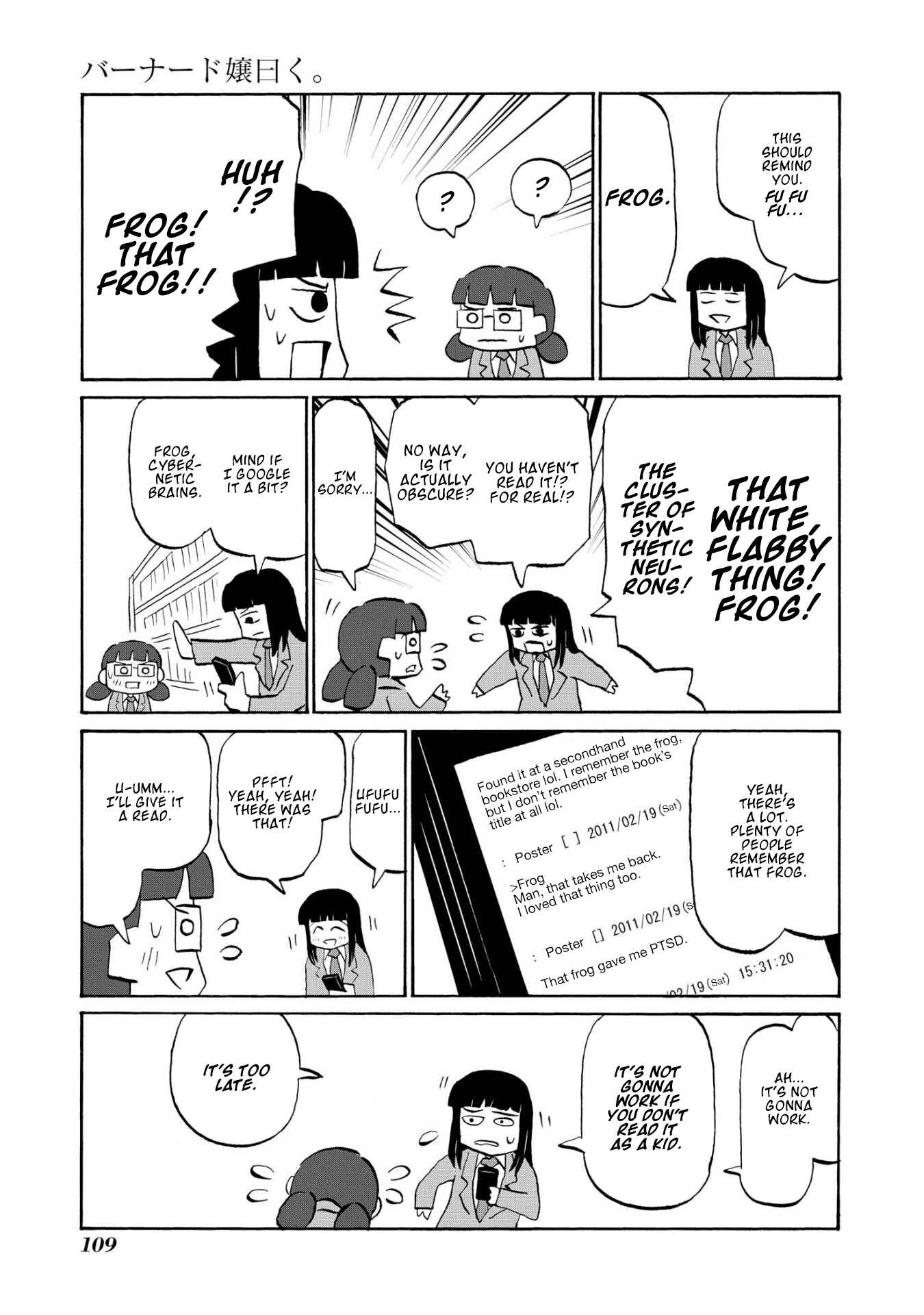 Page 5 Chapter 11 Miss Bernard Said.