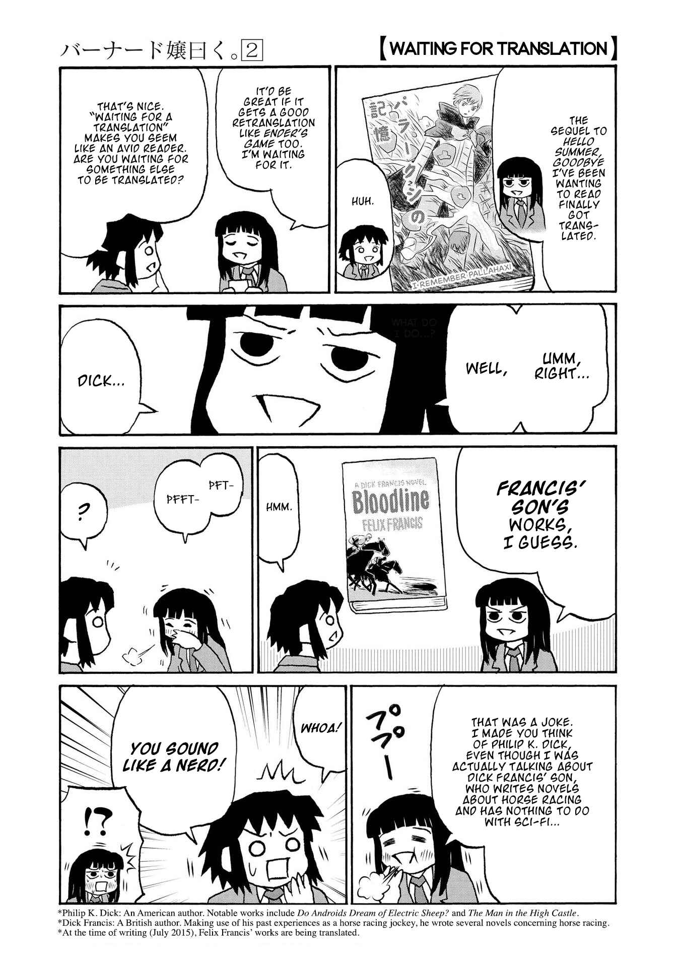 Page 10 Chapter 13 Miss Bernard Said.