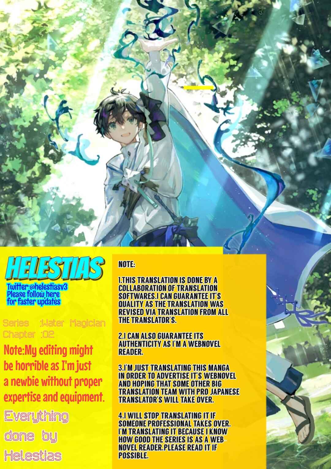 Page 1 Chapter 2 Mizu Zokusei no Mahoutsukai