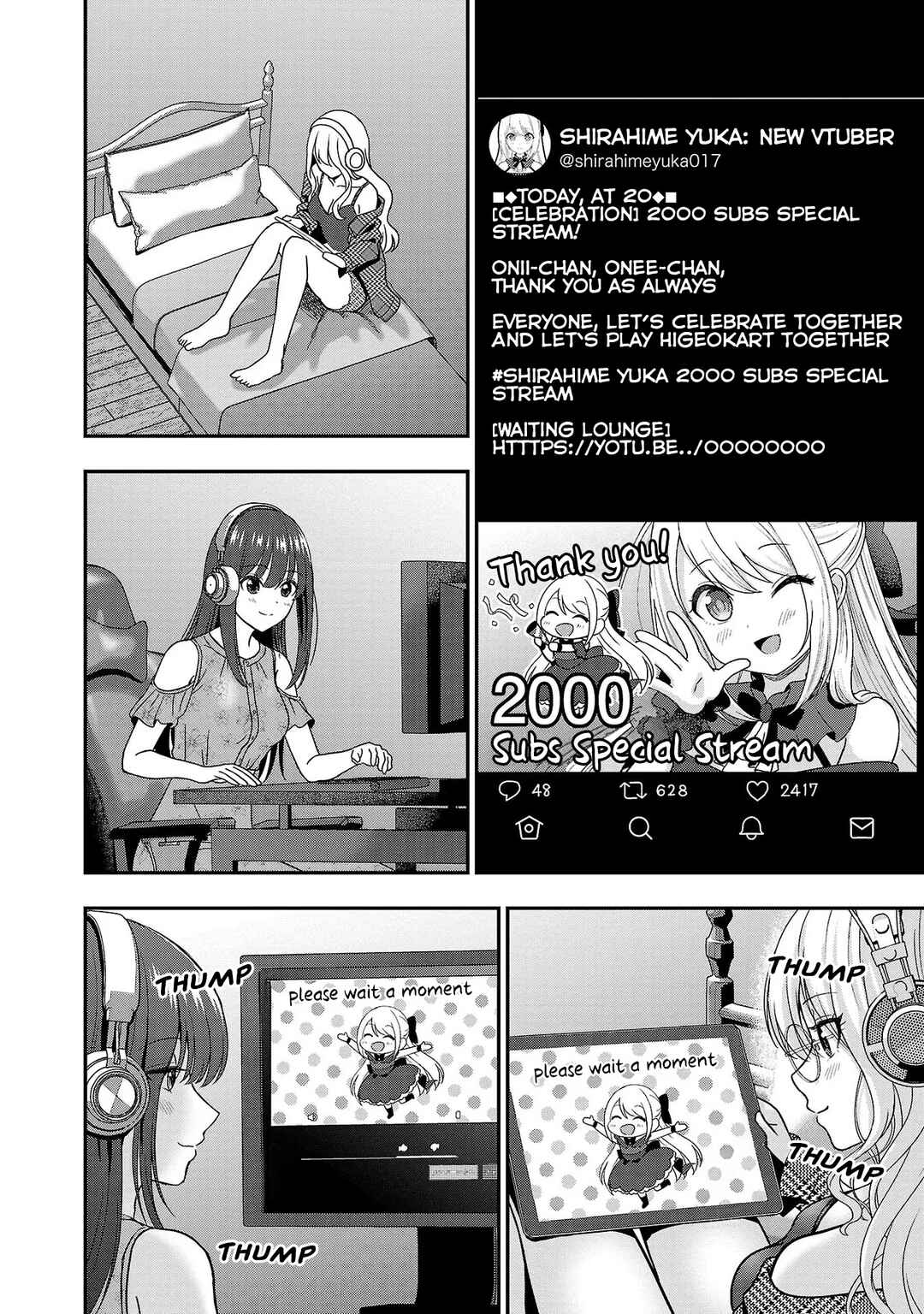 Page 10 Chapter 8 Shitsurenshita node Vtuber Hajimetara Toshiue no Onee-san ni Motemashita