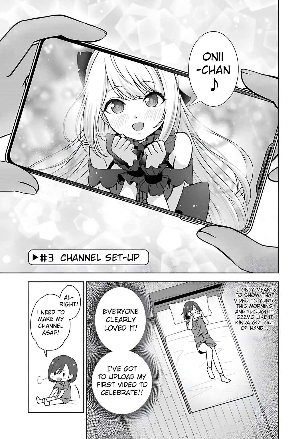 Page 1 Chapter 3 Shitsurenshita node Vtuber Hajimetara Toshiue no Onee-san ni Motemashita