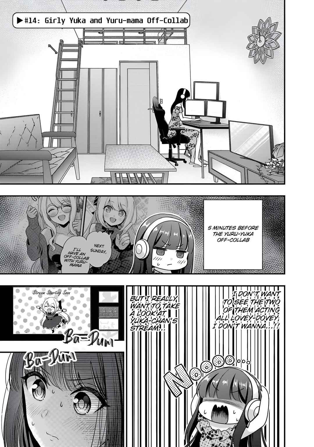 Page 1 Chapter 14 Shitsurenshita node Vtuber Hajimetara Toshiue no Onee-san ni Motemashita