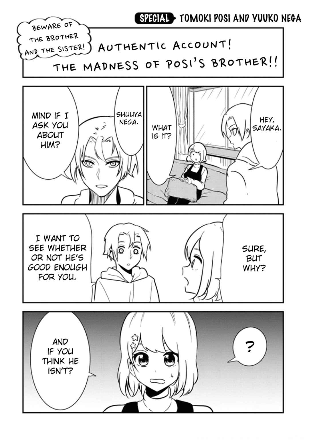 Page 1 Chapter 40.5 Nega-kun to Poji-chan