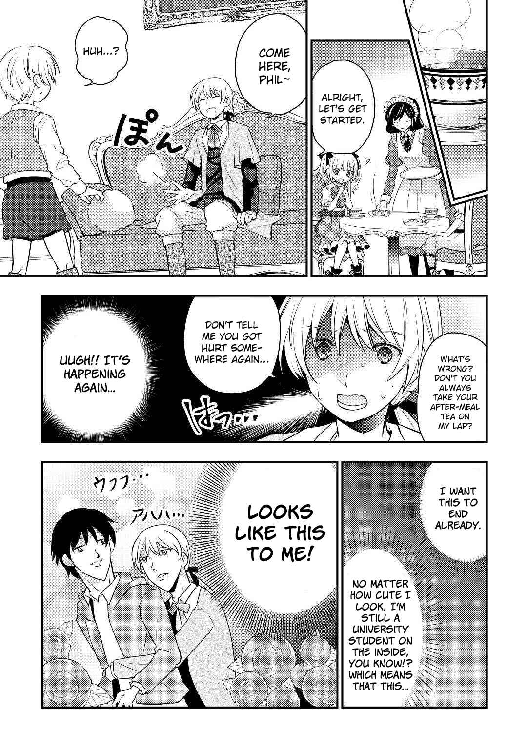 Page 11 Chapter 2 Tensei Ouji wa Daraketai