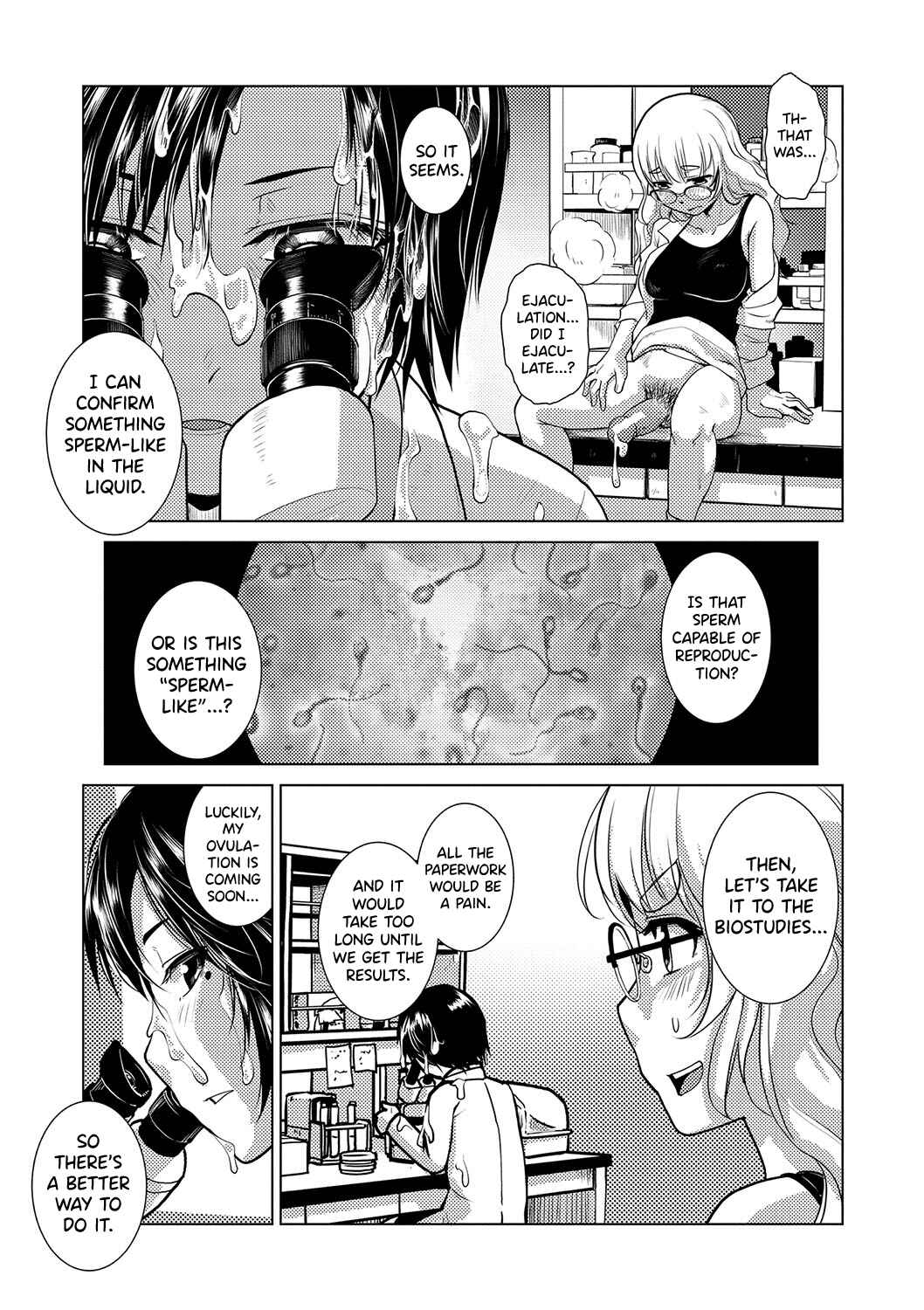 Page 15 Chapter 4 Houkago Futanari Nakadashi Nikki