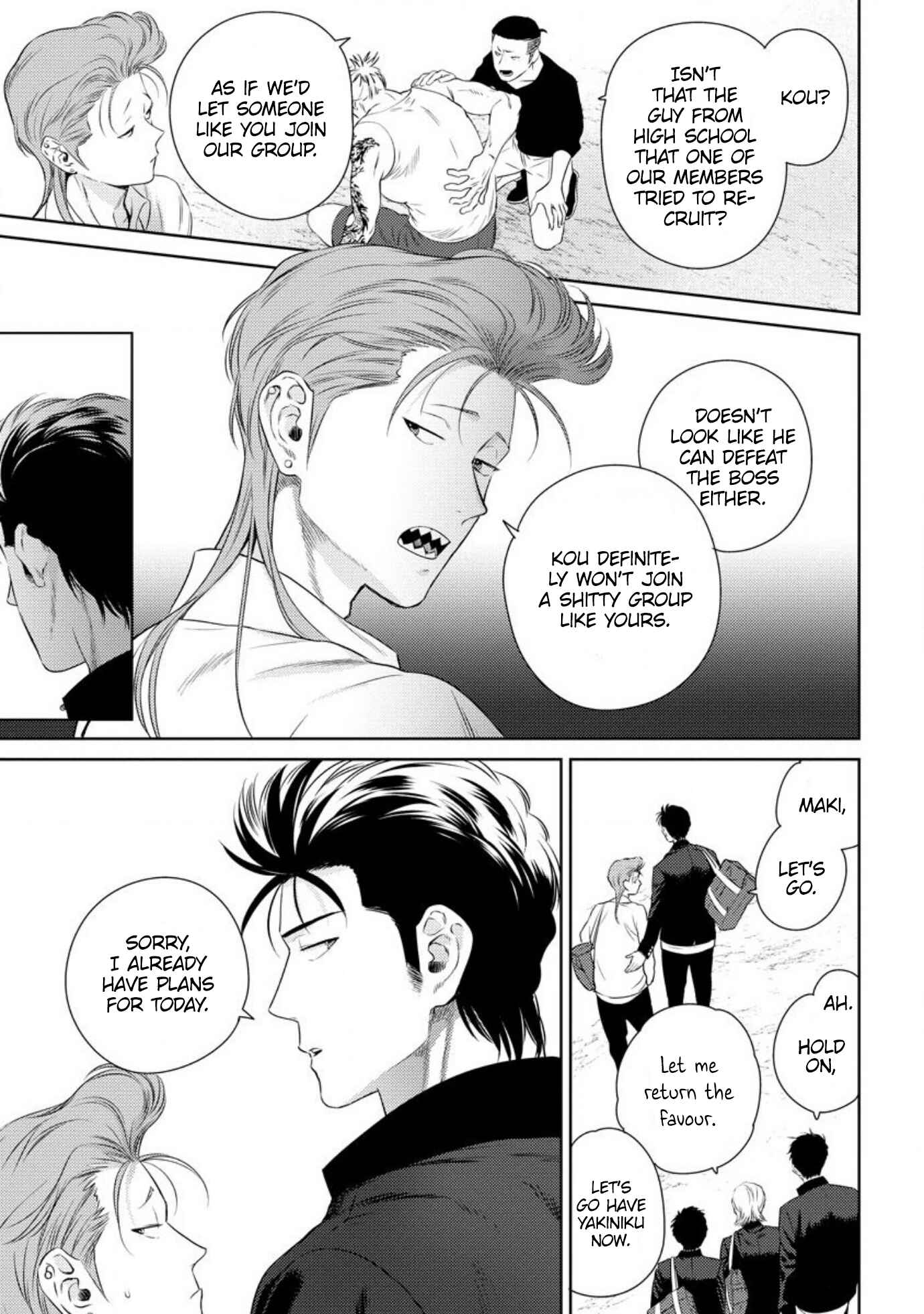 Page 13 Chapter 3 Nakasete Yaru yo Yankee-kun