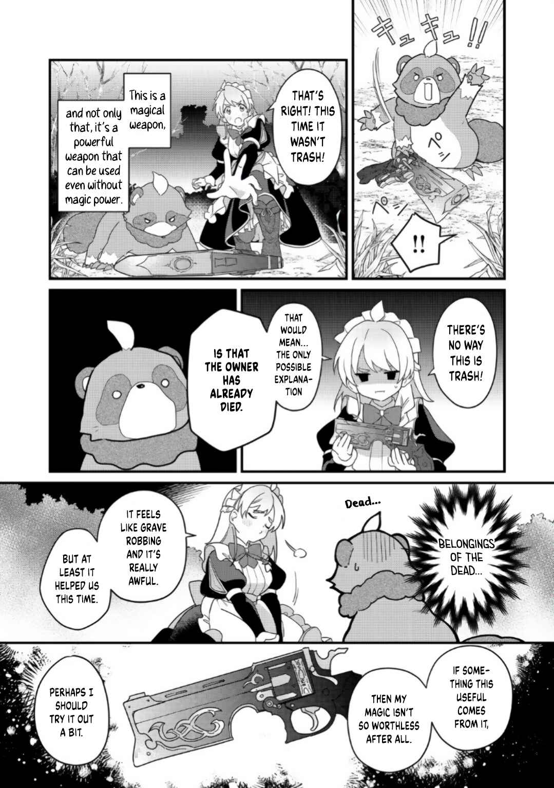 Page 5 Chapter 2 MAIDes - Maid, Jjgoku no Senjou ni Tensou Sareru. Koyuu no Gomi Shuushuu Mahou de, Saijaku Class no Mama Jinrui Saikyou ni.