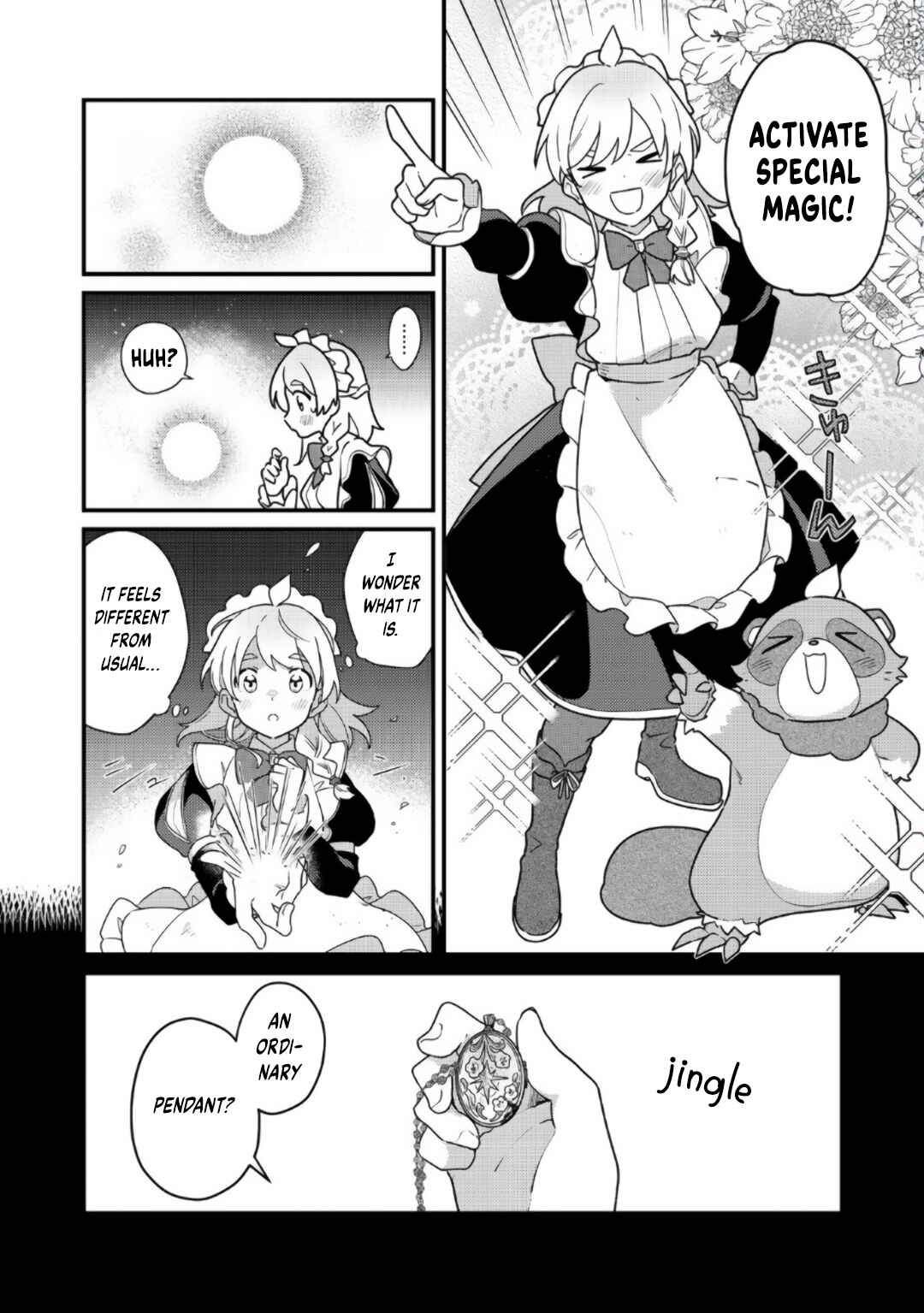 Page 8 Chapter 2 MAIDes - Maid, Jjgoku no Senjou ni Tensou Sareru. Koyuu no Gomi Shuushuu Mahou de, Saijaku Class no Mama Jinrui Saikyou ni.