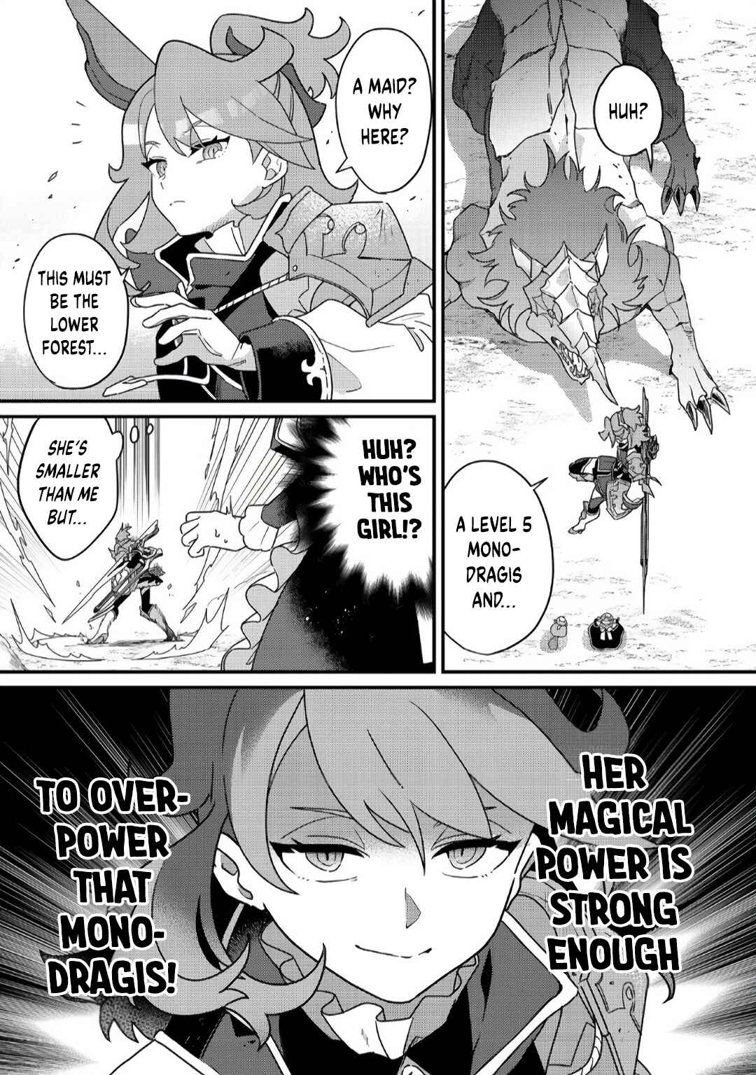 Page 1 Chapter 3 MAIDes - Maid, Jjgoku no Senjou ni Tensou Sareru. Koyuu no Gomi Shuushuu Mahou de, Saijaku Class no Mama Jinrui Saikyou ni.