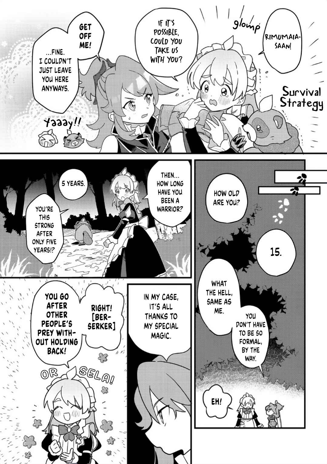 Page 10 Chapter 3 MAIDes - Maid, Jjgoku no Senjou ni Tensou Sareru. Koyuu no Gomi Shuushuu Mahou de, Saijaku Class no Mama Jinrui Saikyou ni.