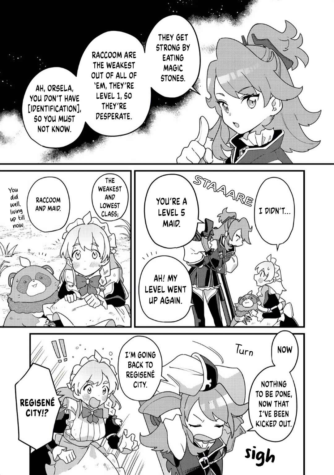 Page 9 Chapter 3 MAIDes - Maid, Jjgoku no Senjou ni Tensou Sareru. Koyuu no Gomi Shuushuu Mahou de, Saijaku Class no Mama Jinrui Saikyou ni.