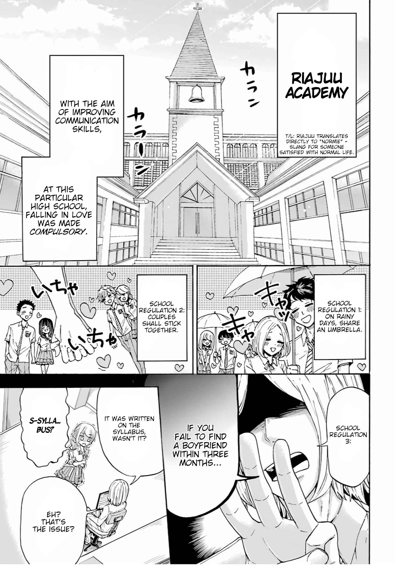 Page 2 Chapter Unknown_0bec A Gyaru and Otaku who have entered a school where they will have to dropout if they cannot get a lover!