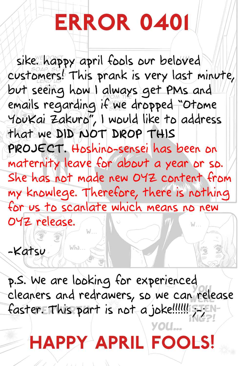 Page 2 Chapter 70 April Fools Collection 2019