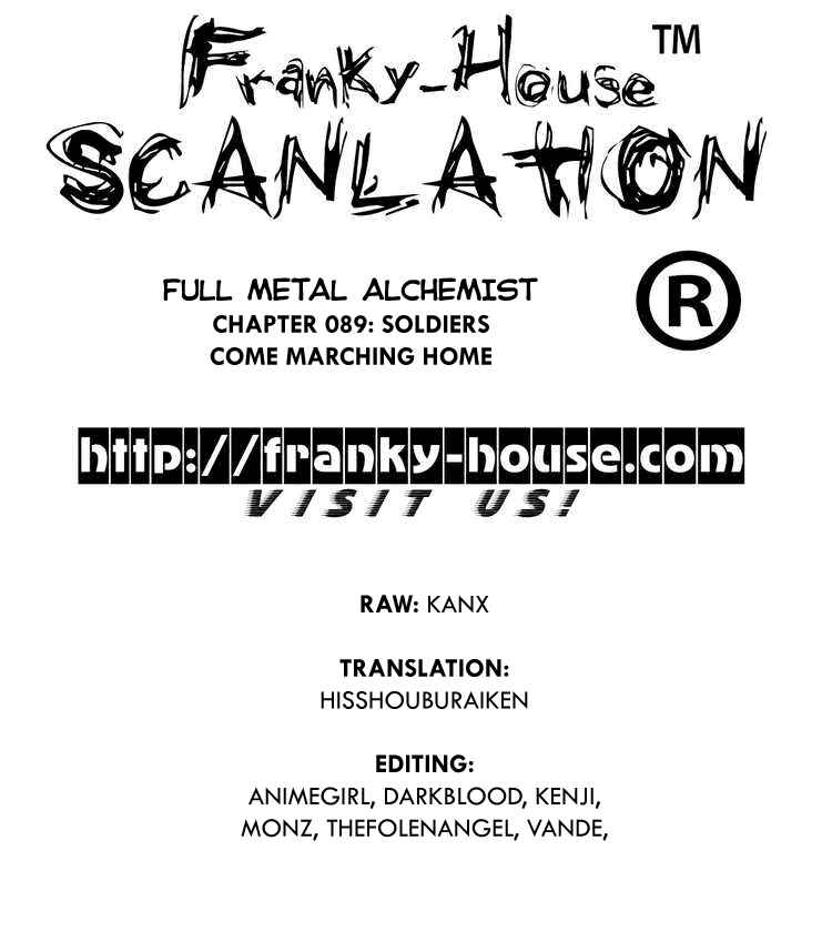 Page 1 Chapter 89 Fullmetal Alchemist