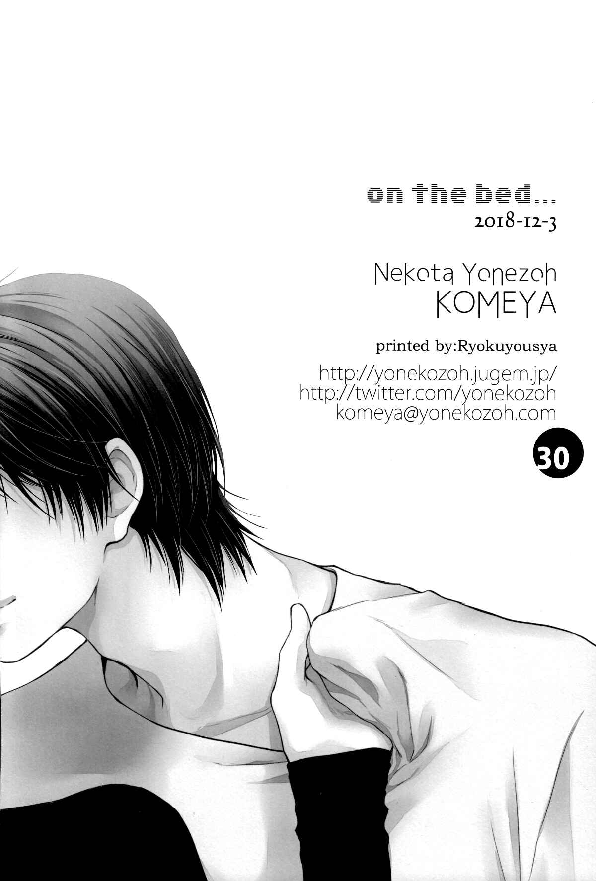 Page 29 Chapter Unknown_0b0d Hidoku Shinai de - On The Bed... (Doujinshi)