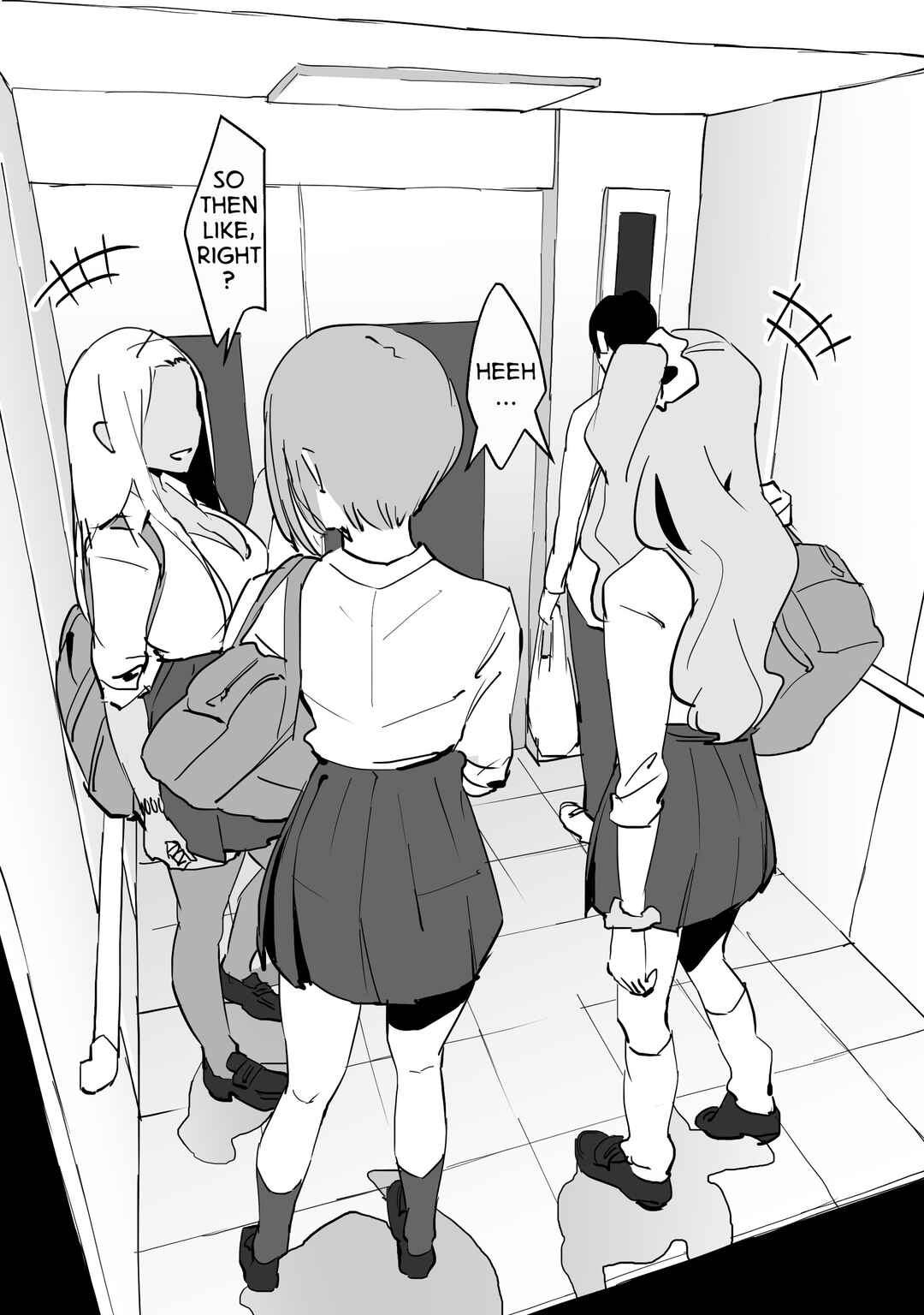 Page 3 Chapter Unknown_91d6 Gal to Elevator ni Tojikomerareta