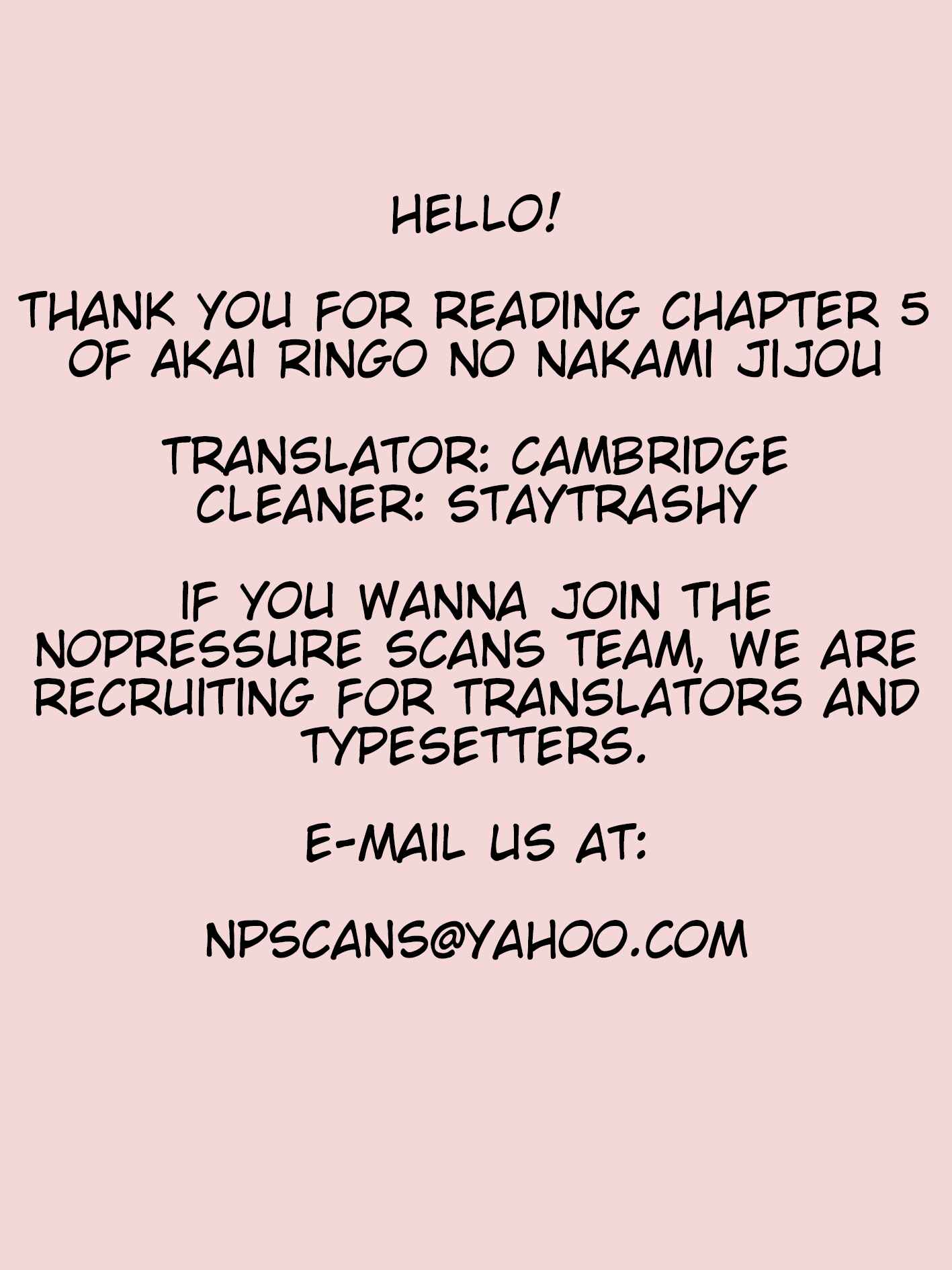 Page 28 Chapter 5 Akai Ringo no Nakami Jijou