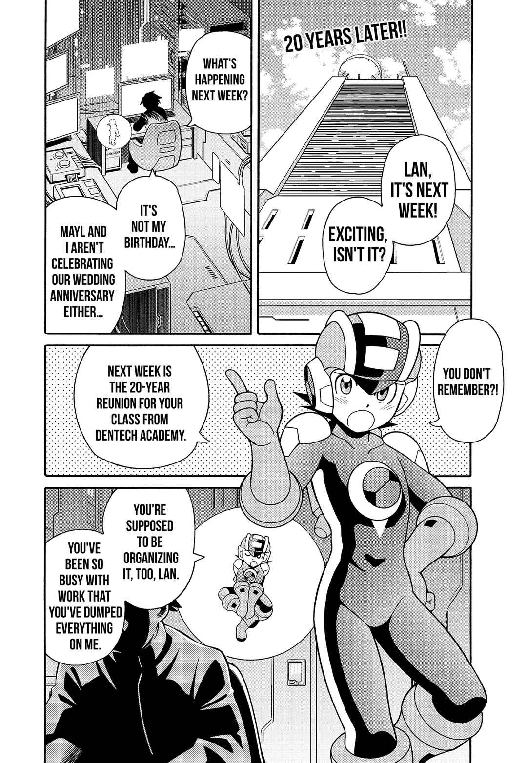 Page 2 Chapter 1 Mega Man Battle Network