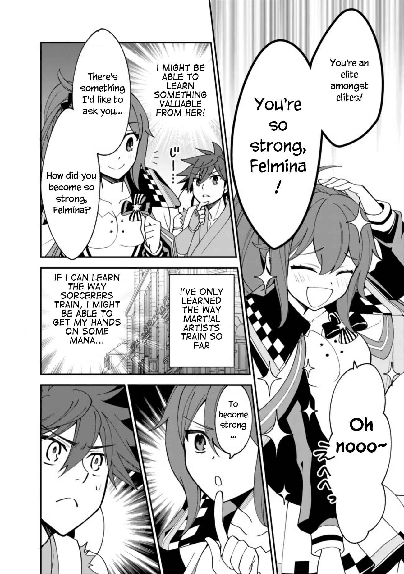 Page 7 Chapter 3 Doryoku Shisugita Sekai Saikyou no Butouka ha, Mahou Sekai wo Yoyuu de Ikinuku.