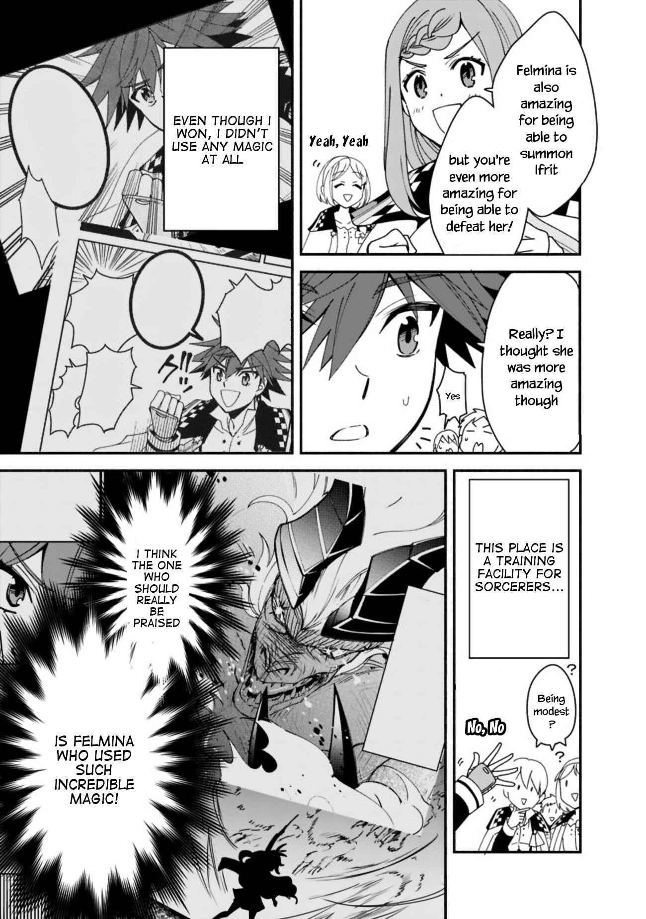 Page 6 Chapter 7 Doryoku Shisugita Sekai Saikyou no Butouka ha, Mahou Sekai wo Yoyuu de Ikinuku.