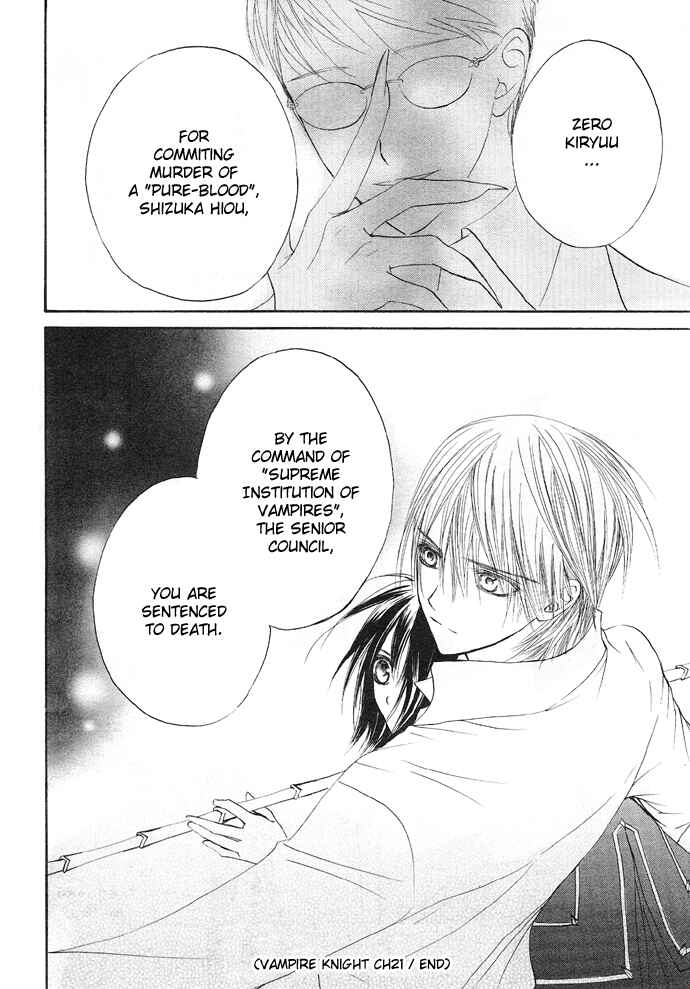 Page 31 Chapter 21 Vampire Knight