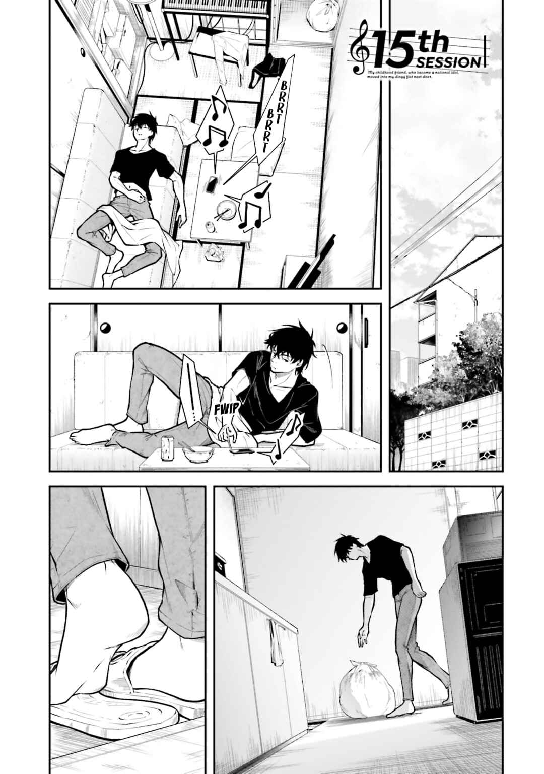 Page 2 Chapter 15 Kokumin-teki Idol ni natta Osana-Najimi ga Boro-Apart ni Sunderu Ore no Tonari ni Hikkoshitekita Ken