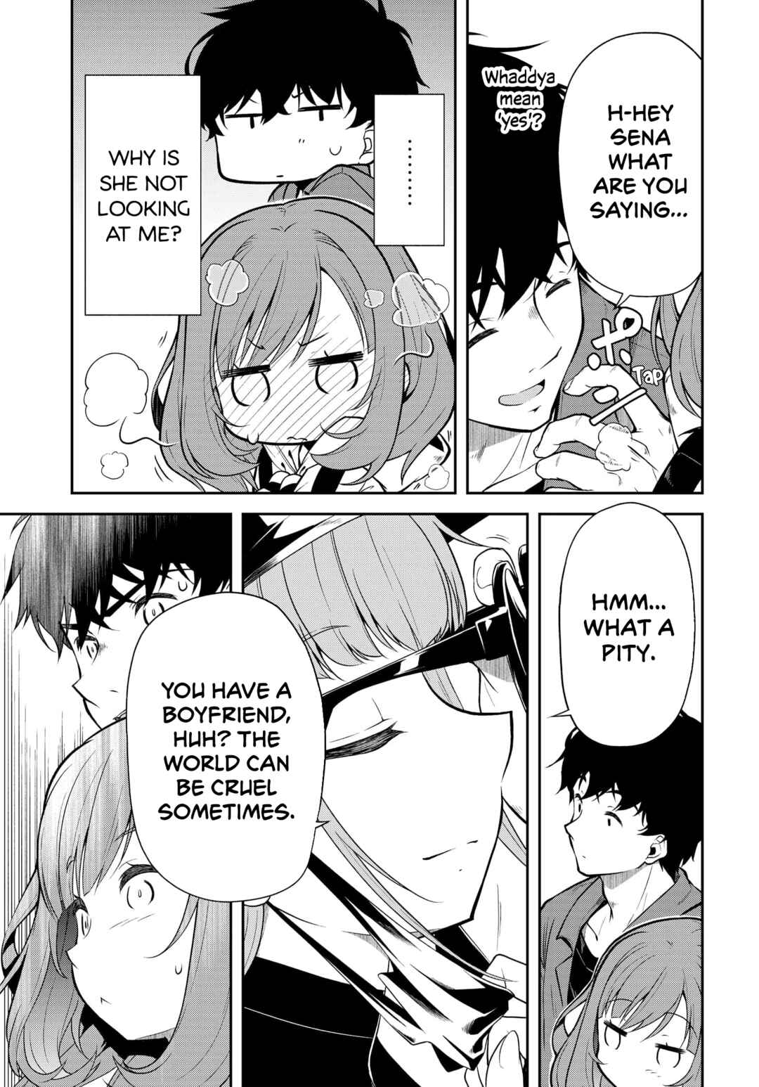 Page 12 Chapter 4.1 Kokumin-teki Idol ni natta Osana-Najimi ga Boro-Apart ni Sunderu Ore no Tonari ni Hikkoshitekita Ken
