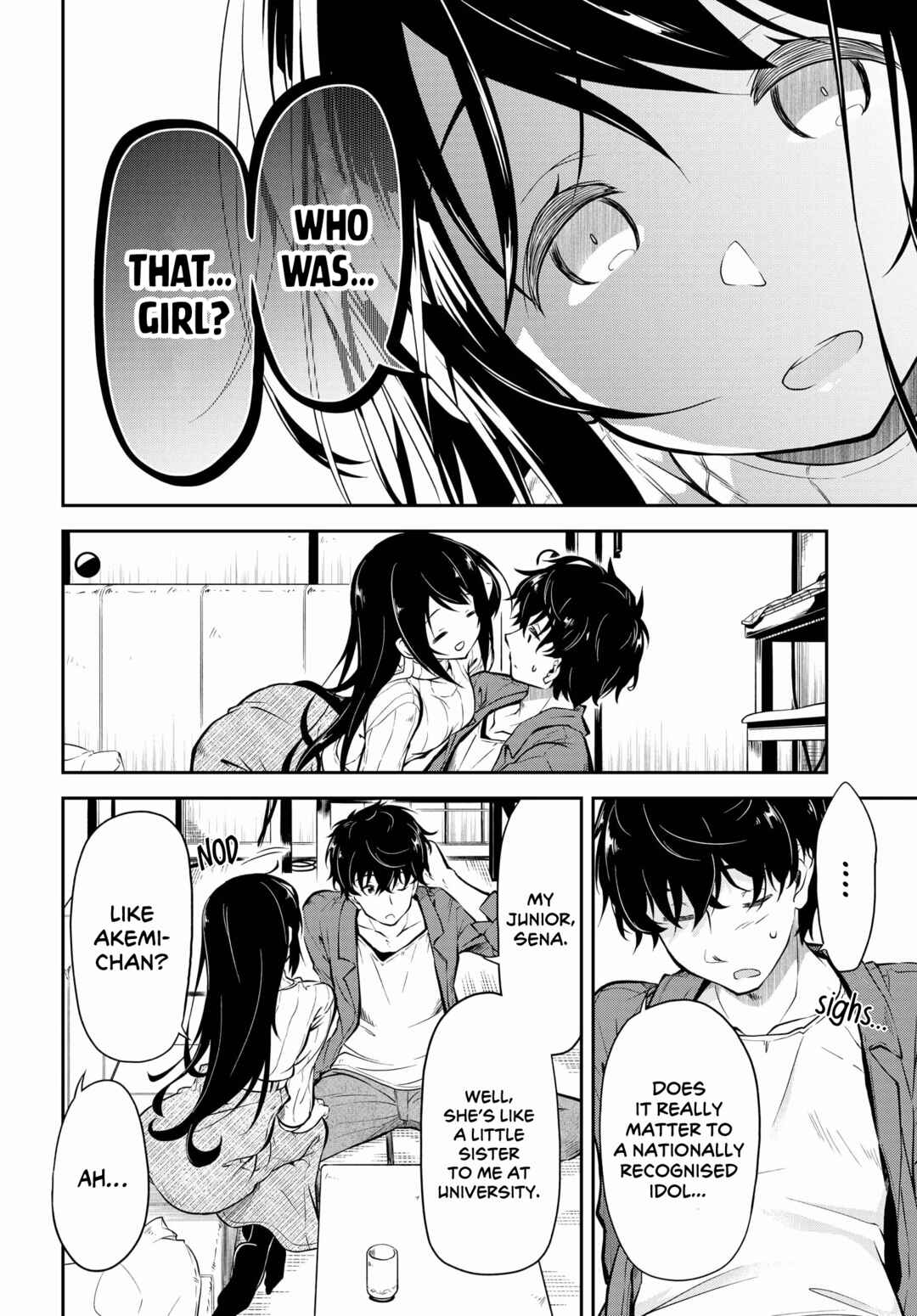 Page 25 Chapter 1.1 Kokumin-teki Idol ni natta Osana-Najimi ga Boro-Apart ni Sunderu Ore no Tonari ni Hikkoshitekita Ken