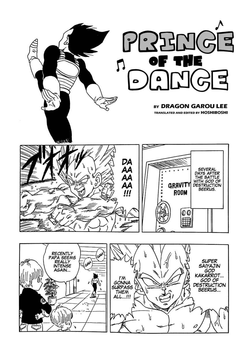 Page 1 Chapter Unknown_8341 Dragon Ball Z - Vegeta: The Prince of Dance
