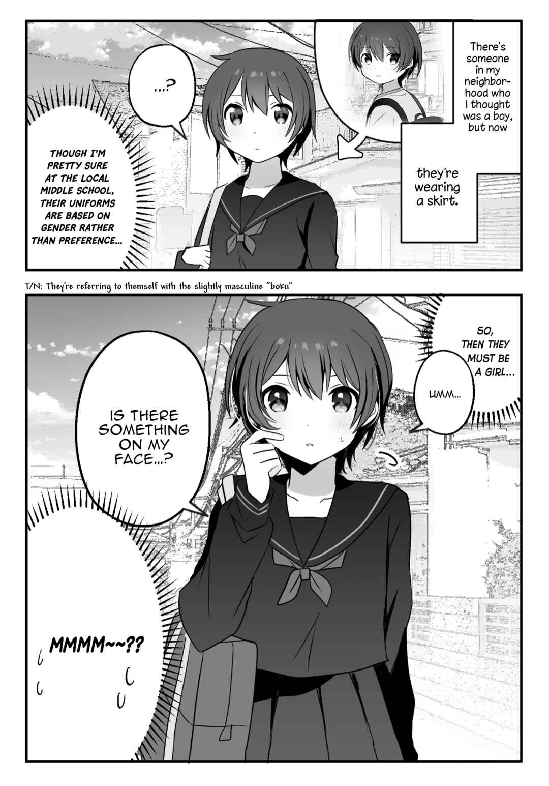 Page 2 Chapter 1 Androgynous-chan and the Onee-san