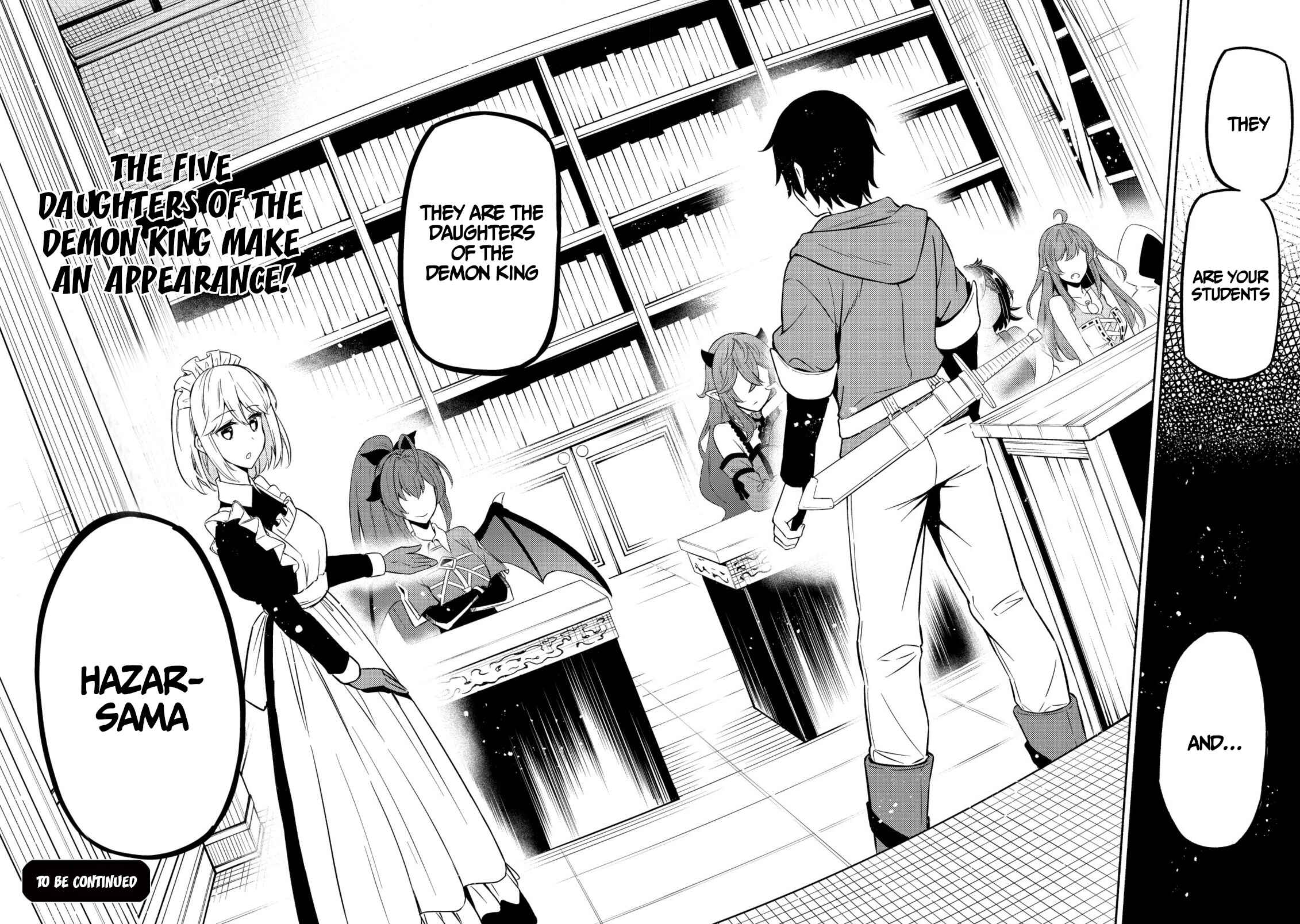 Page 25 Chapter 2 Maou Reijou no Kyouiku Gakari ~Yuusha Gakuin wo Tsuihou Sareta Heimin Kyoushi wa Maou no Musume-Tachi no Katei Kyoushi to Naru~