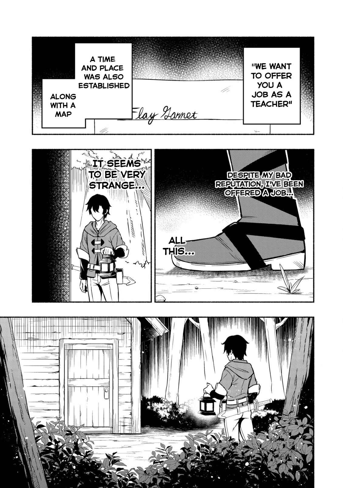 Page 7 Chapter 2 Maou Reijou no Kyouiku Gakari ~Yuusha Gakuin wo Tsuihou Sareta Heimin Kyoushi wa Maou no Musume-Tachi no Katei Kyoushi to Naru~