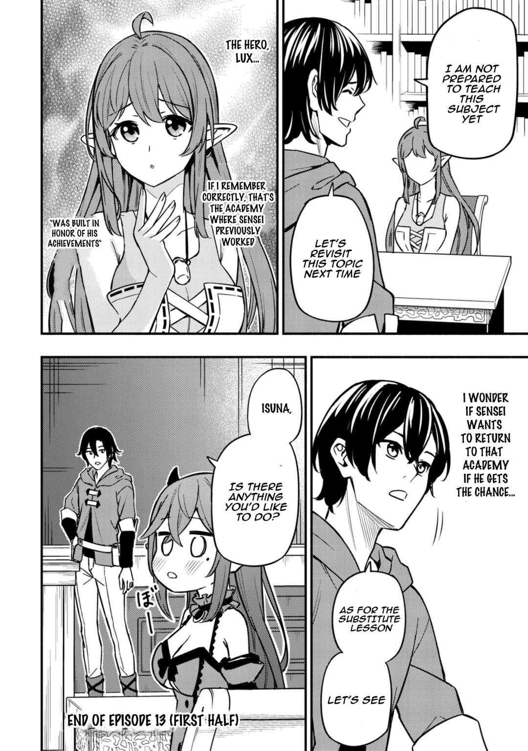 Page 14 Chapter 13 Maou Reijou no Kyouiku Gakari ~Yuusha Gakuin wo Tsuihou Sareta Heimin Kyoushi wa Maou no Musume-Tachi no Katei Kyoushi to Naru~