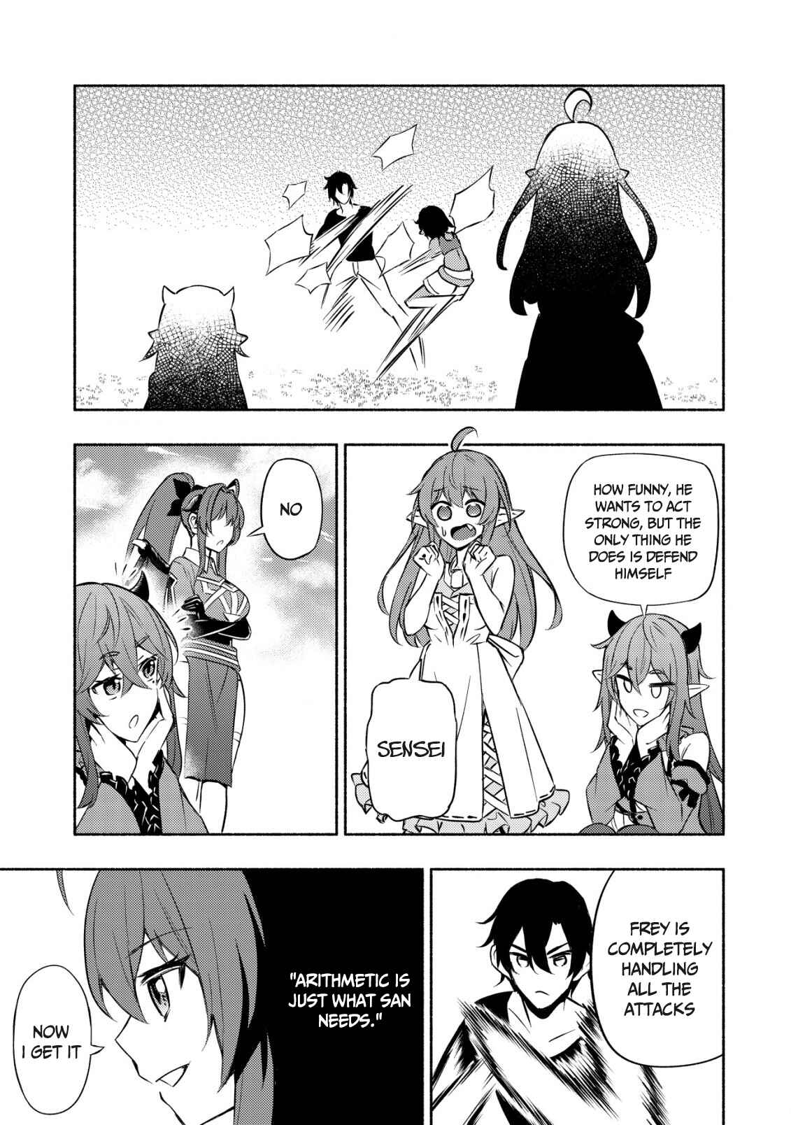 Page 21 Chapter 4 Maou Reijou no Kyouiku Gakari ~Yuusha Gakuin wo Tsuihou Sareta Heimin Kyoushi wa Maou no Musume-Tachi no Katei Kyoushi to Naru~